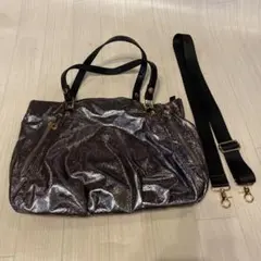 Cepica 2WAY ショルダーバッグ メタリックグレーのサムネイル