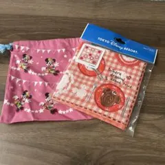 ディズニー40周年ミッキーミニタオルとミニポーチ