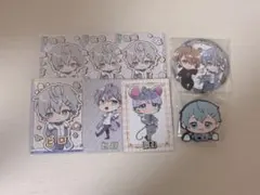 からぴち ヒログッズまとめ売りカラフルピーチアクキー缶バッジ