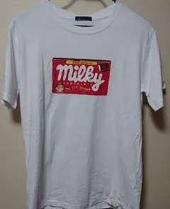 ミルキー ペコちゃん Tシャツ ホワイト　Lサイズ