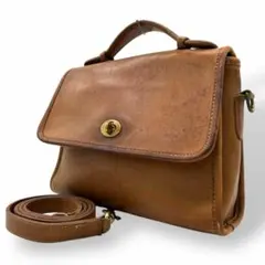 Vintage Coach Shoulder Bag 2way Turnrock