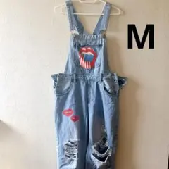 アメリカ古着　オーバーオールアメリカンデニム