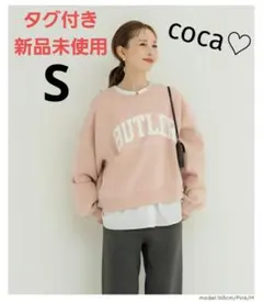 コカ ヘビーウェイト裏起毛ヴィンテージ加工ロゴスウェット