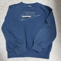 NIKE クルーネック スウェット ネイビー キッズのサムネイル