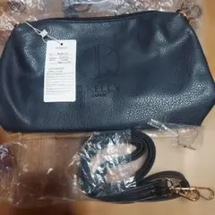 D.KELLY ネイビー ショルダーバッグ