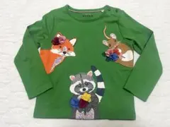 ミニボーデン　動物柄 長袖Tシャツ