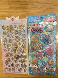 ボンボンドロップシールmagicalとキラキラスパンコール入りカプセルシール