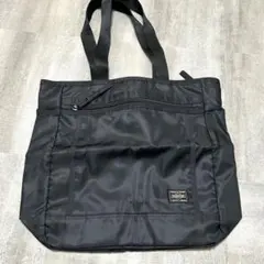 【新品未使用✨ANA機内販売限定品】ポーター　トートバッグ　ブラック　ナイロンのサムネイル