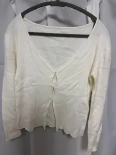 Re:EDIT アイボリー カーディガン セーター