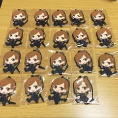 呪術廻戦　ぺたん娘　ラバーストラップ　ラバスト　釘崎　野薔薇　まとめ売り　19個