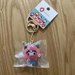 【ミャクミャク サンリオ 】なりきり立体キーホルダークリア クロミ