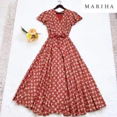 希少L相当 美品 ローレンラルフローレン ティアードワンピース