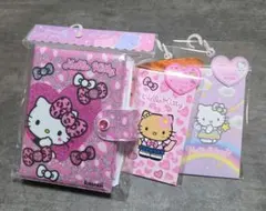 新品 ハローキティ シールバインダー ピンクヒョウ柄 リフィル10枚入り