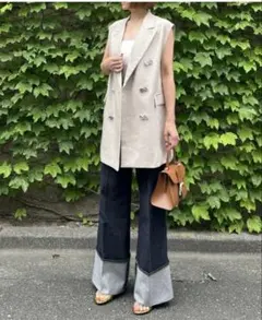 cygneシーニュー♡ バルーンジレ　colette　ホワイト 春にぴったりcygne バルーンジレcollete ホワイト