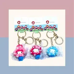 万博　サンリオxミャクミャク　なりきり立体マスコット　キティ　マイメロ　シナモン