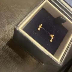 4℃ K18ピンクゴールド ダイヤモンド　ピアス