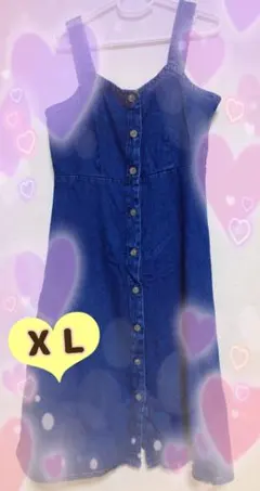大きいサイズ★デニム ワンピース