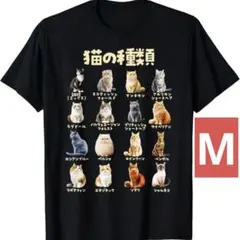 新品｜猫｜キャット｜Tシャツ｜Mサイズ｜綿100%｜猫の種類