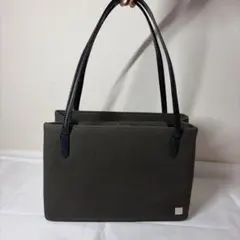 ヴァレンティノガラヴァーニ キャンバス レザー トートバッグ カーキのサムネイル