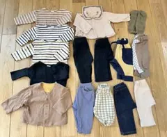 【70〜80cm】男の子 春秋冬服まとめ売り15点セット｜長袖・長ズボン｜ベビー