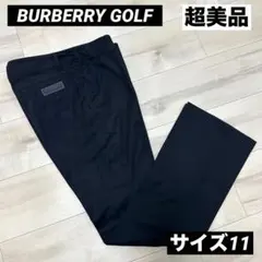 GOLF BURBERRY - BURBERRY 【美品】BURBERRY　GOLF　レディース　スラックス　11号 バーバリー 春夏 30 ゴルフパンツ ホワイト レディースウェア