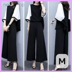 セットアップ フォーマル セレモニー スーツ ブラック 無地 M w