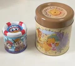 東京ディズニーランド 空き缶 くまのプーさん、ドナルドとチップアンドデール
