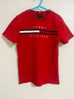 TOMMY HILFIGER 半袖Tシャツ 128cm レッド キッズ