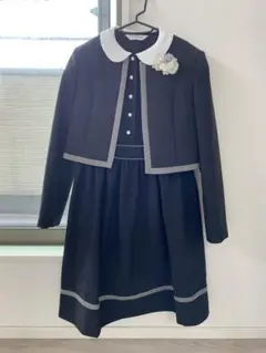 フォーマル ワンピース ジャケット セット 黒