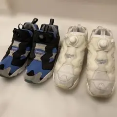 ポンプフューリー　まとめ売り　水色27cm 白26.5cm