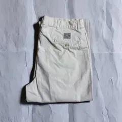 90s Polo Ralph Lauren ポロチノ チノパン 白 ツータック