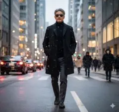 値下げ！カッコ良く決めよう！カシミヤ100% ステンカラーコートLサイズ