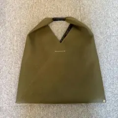 MM6 メッシュ トートバッグ ミディアム カーキ