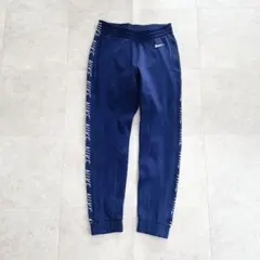 NIKE ナイキ トラックパンツ サイドロゴ ジャージ ドライフィット ブルーS