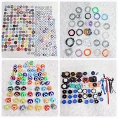 ベイブレードバースト パーツ 450個 大量まとめ売り レイヤー DB BU 