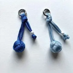 パラコード キーホルダー バッグチャーム ハンドメイド 2個セット