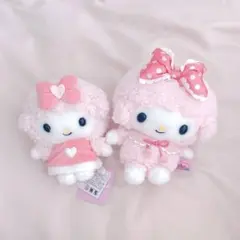 マイメロディ ぬいぐるみ ピンク ぴたっとふれんずs - メルカリ