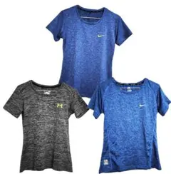 ナイキ NIKE アンダーアーマー UNDER ARMOUR 半袖 3枚 セット