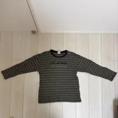 Calvin Klein Jeans カルバンクライン 刺繍ロゴ ボーダーロンT