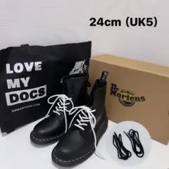 Dr.Martens 1460 WHITE STITCH 8 ホール ブーツ