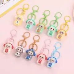 ラブブlabubuキーホルダーキーリングマスコットぬいぐるみ任意2個