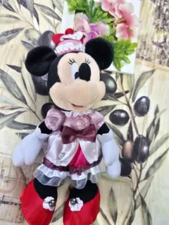 ミニーちゃん ぬいぐるみバッジ