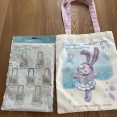 【新品】ディズニーシー25周年　ステラルー　トートバッグ　ダッフィー＆フレンズ