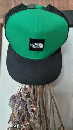 THE NORTH FACE トラッカーキャップ 緑/黒　キッズМ