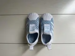 一回使用のみ　アディダス　メッシュスリッポン　13cm