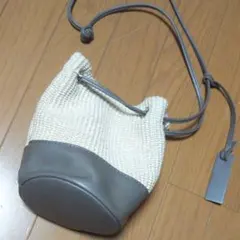 気まぐれセール❗marco masi かごバッグ❗️イタリア製のサムネイル