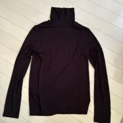 HEATTECH ブラック 長袖タートルネック M