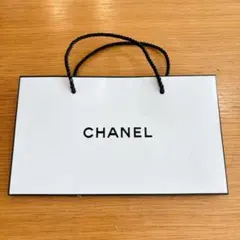 CHANEL ショップ袋 ホワイト 紙袋 13.5×23.5×6.5