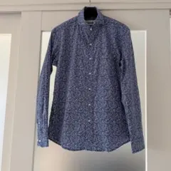 美品MENSBIGI花柄長袖シャツ