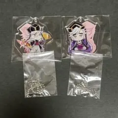 鬼滅の刃　一番くじ F賞　きゅんキャラアクリルチャーム 童磨セット